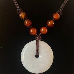 Certified Natural Burmese Jadeite Jade Pendant